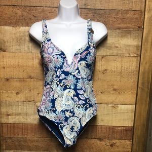 Niptuck Swim Paisley One Piece swim suit bathing suit